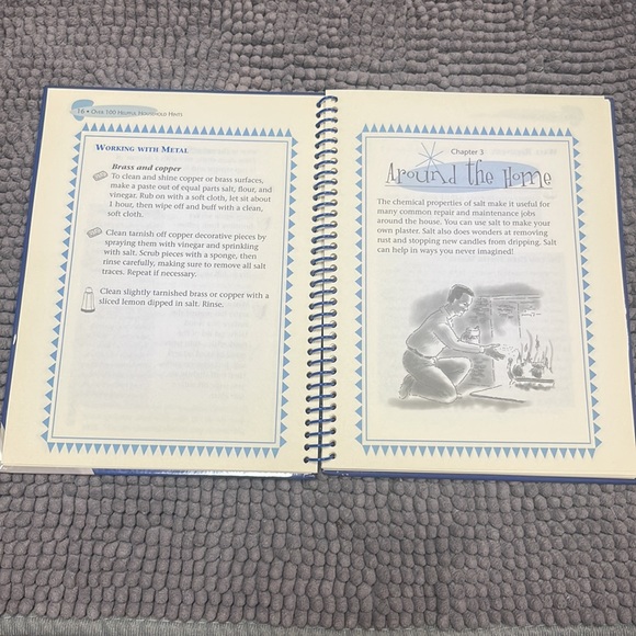 Over 100 Helpful Household Hints Salt hardcover book - Picture 11 of 12